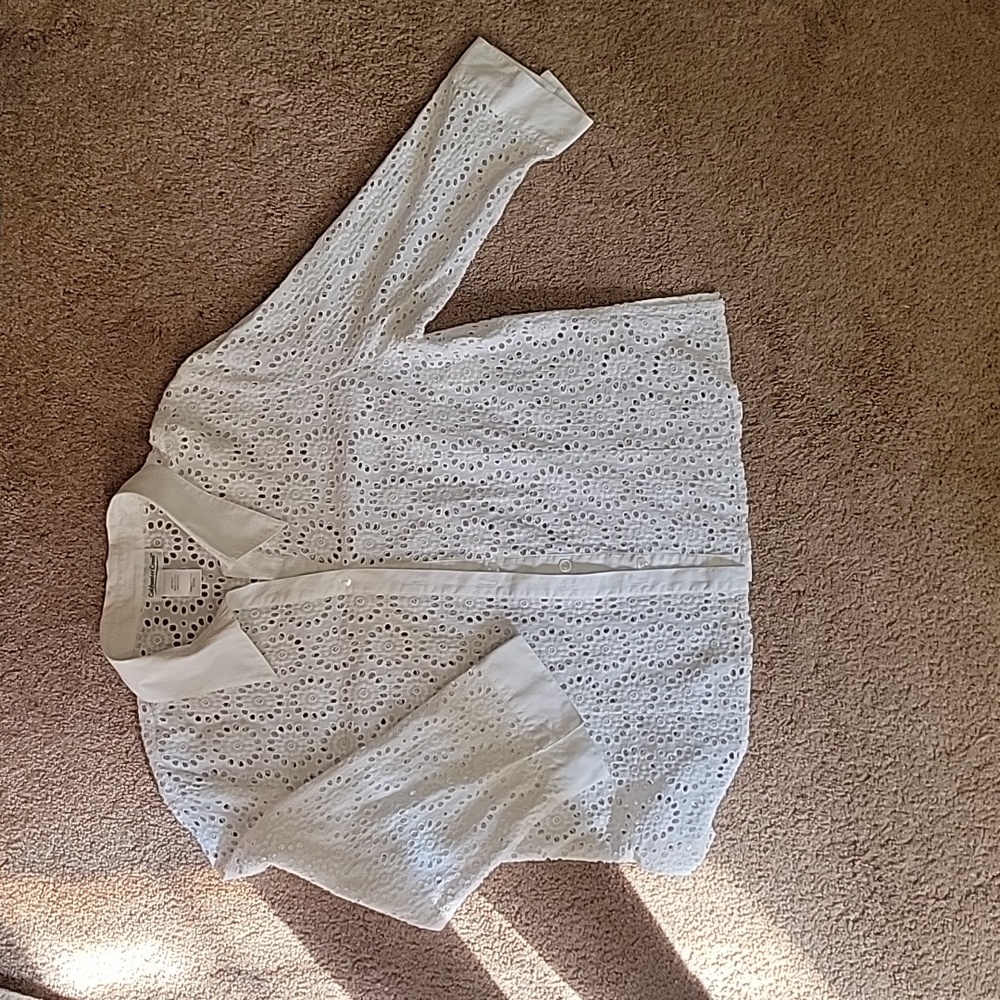 Coldwater Creek eyelet blouse